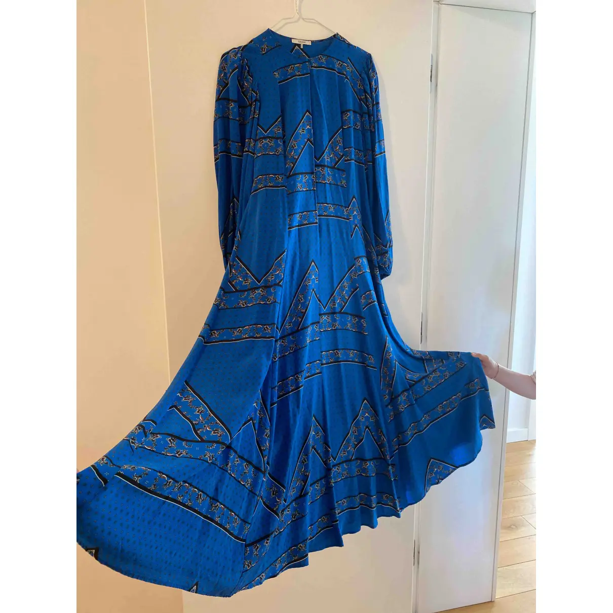 Spring Summer 2019 silk maxi dress Ganni