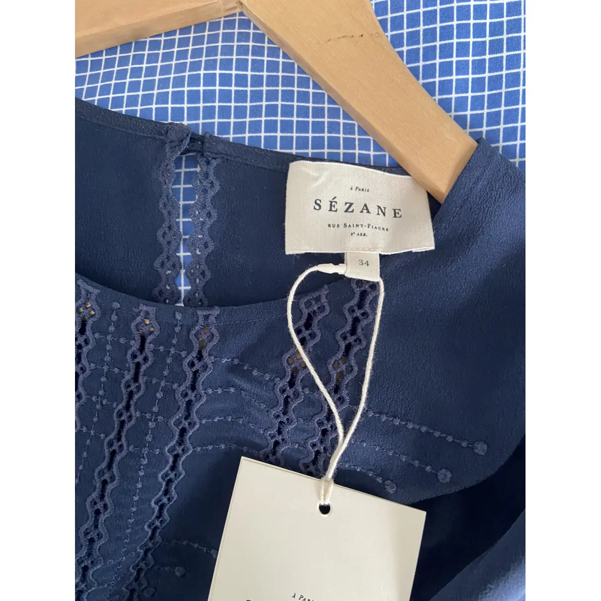 Buy Sézane Spring Summer 2020 silk blouse online