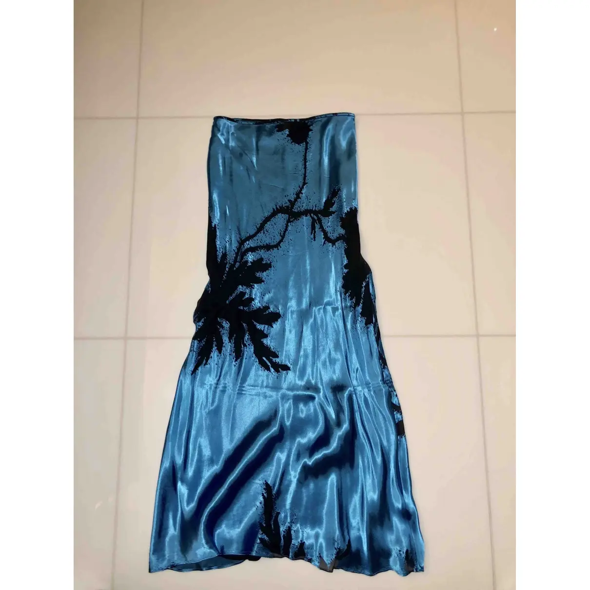 Topshop Unique Silk maxi skirt for sale