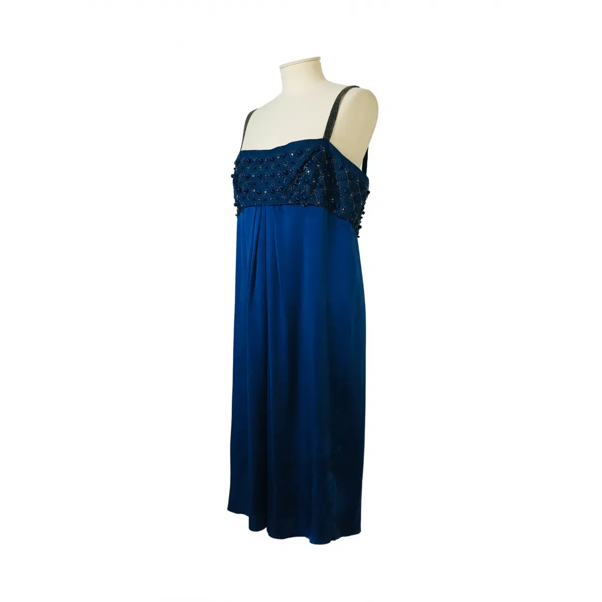 Silk mid-length dress Valentino Garavani - Vintage
