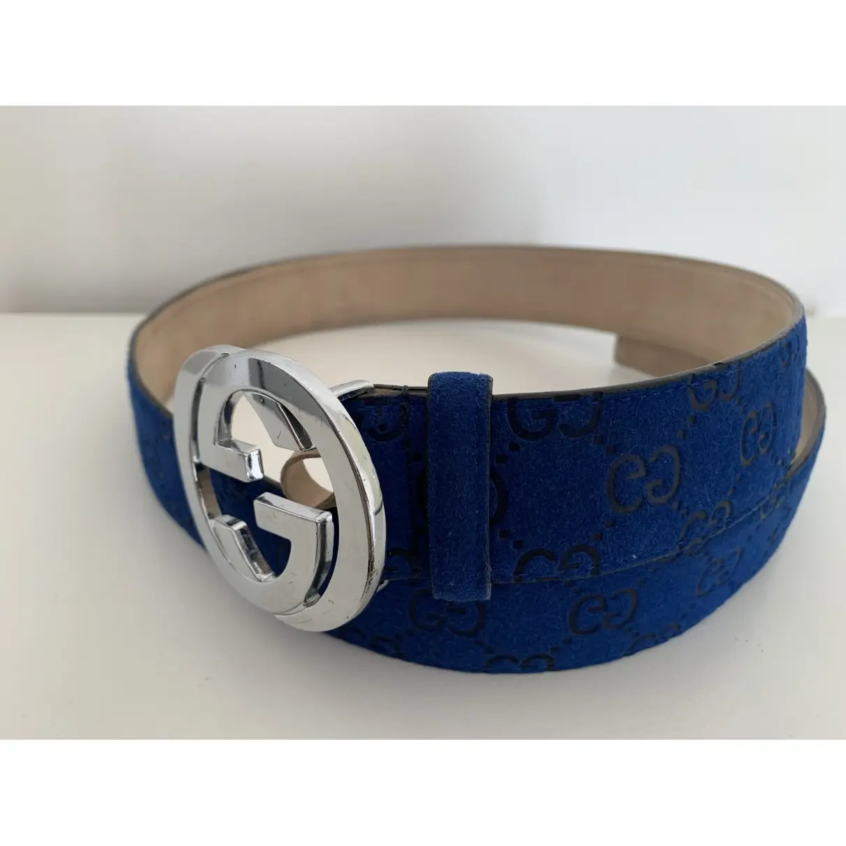 Buy Gucci Interlocking Buckle belt online