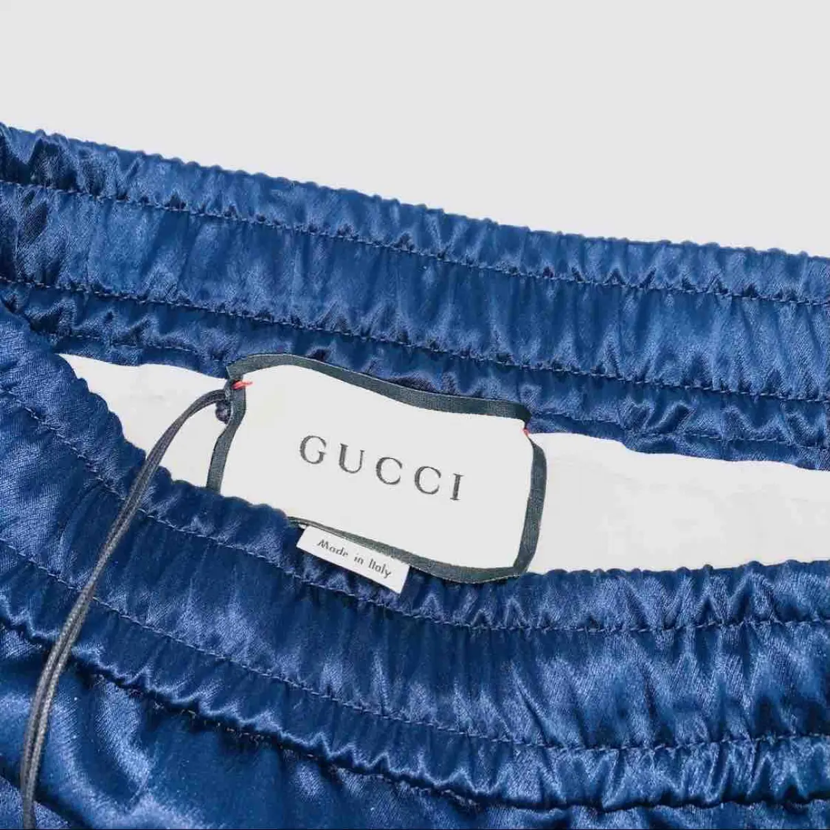 Blue Synthetic Shorts Gucci