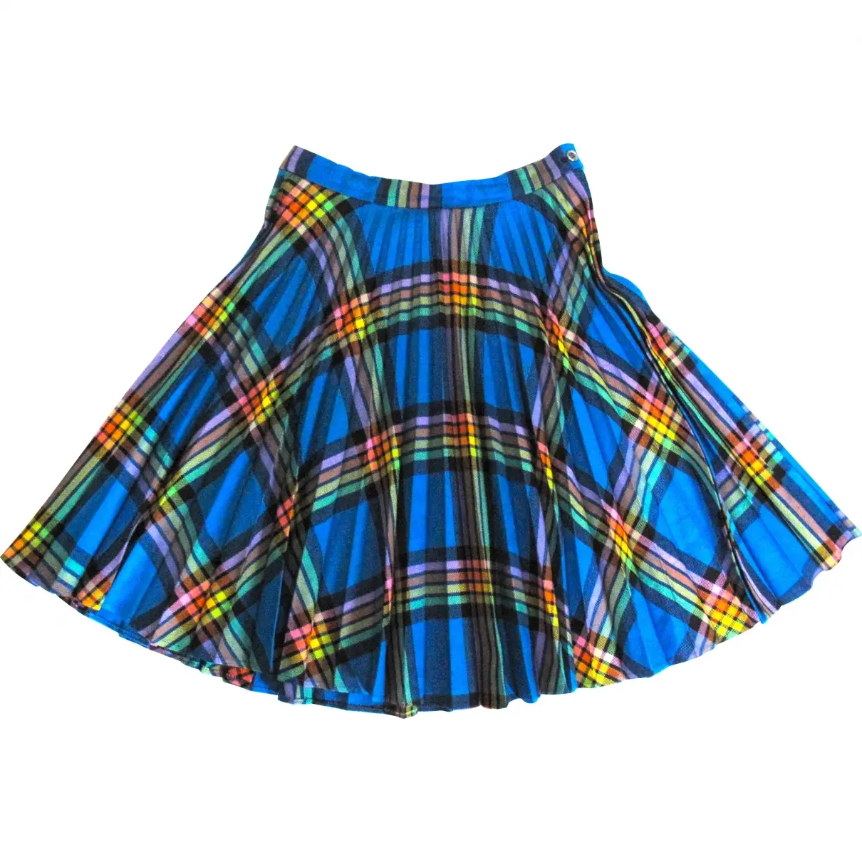 Blue Synthetic Skirt Autre Marque