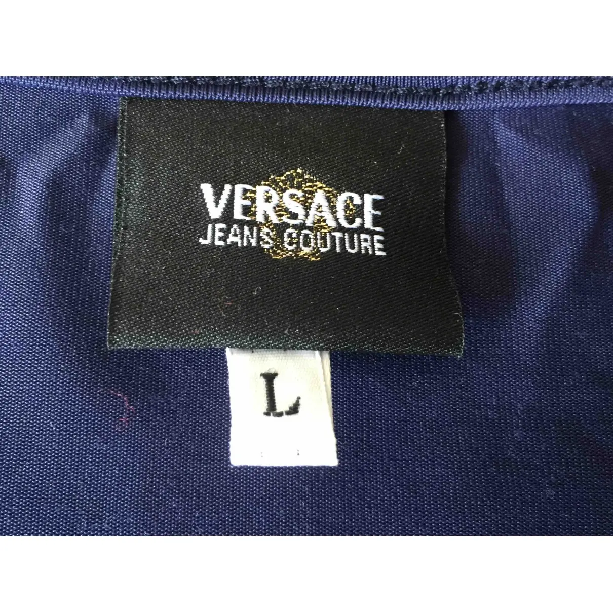 Buy Versace Jeans Couture Blue Synthetic Top online