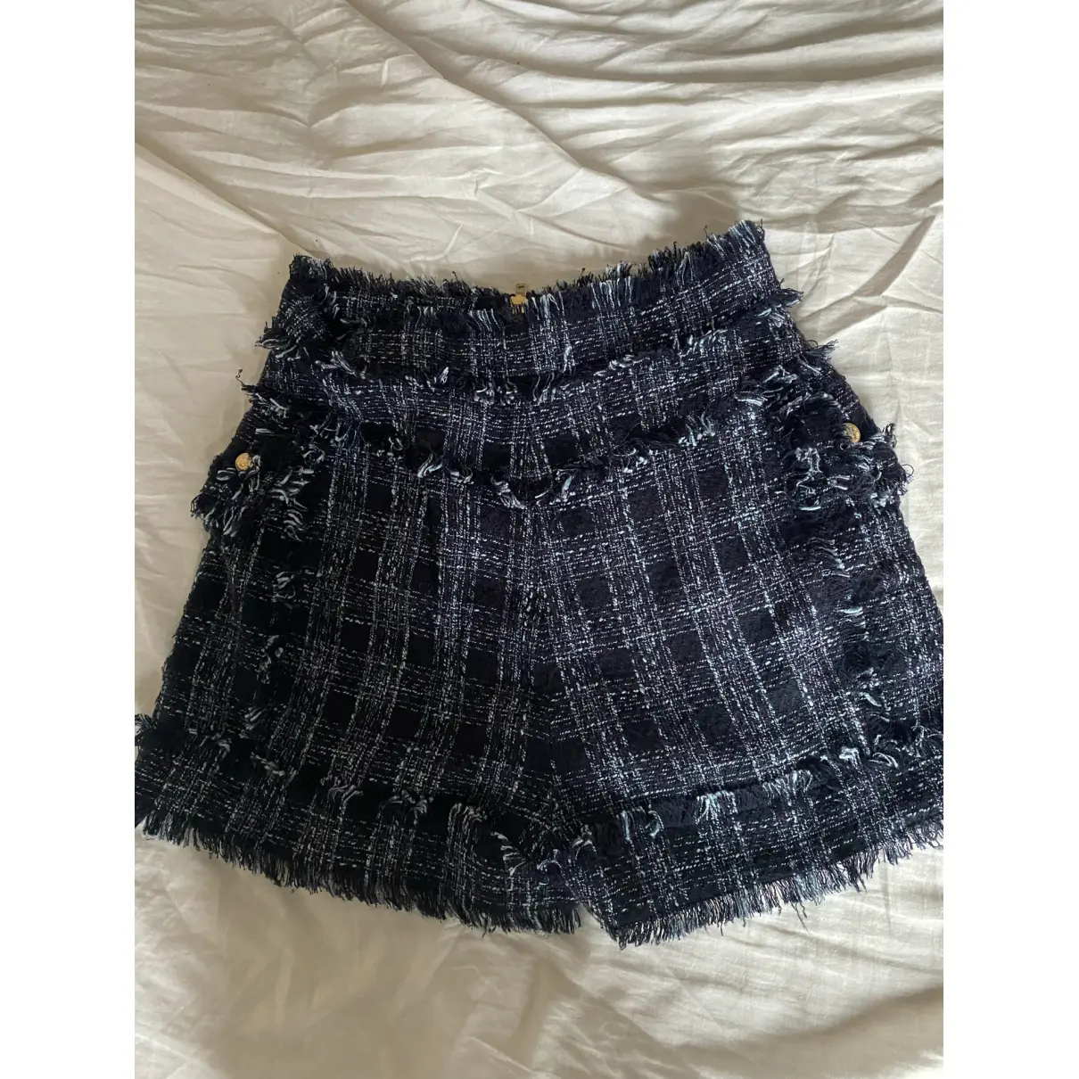 Buy Balmain Tweed shorts online