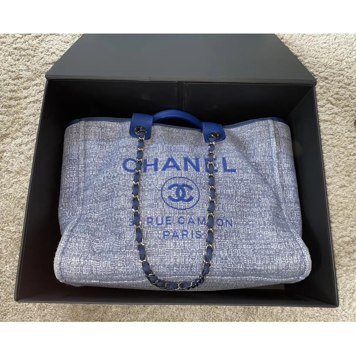 Deauville tweed tote Chanel