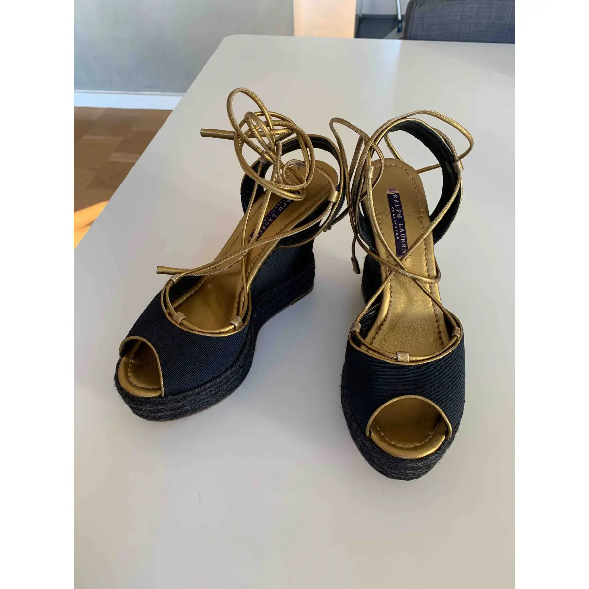 Buy Ralph Lauren Collection Tweed sandal online