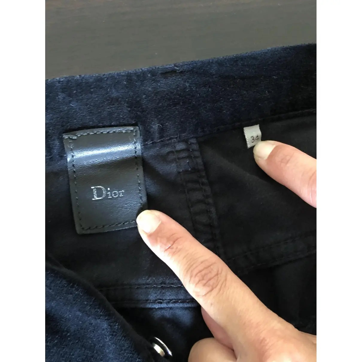 Buy Dior Homme Velvet jeans online