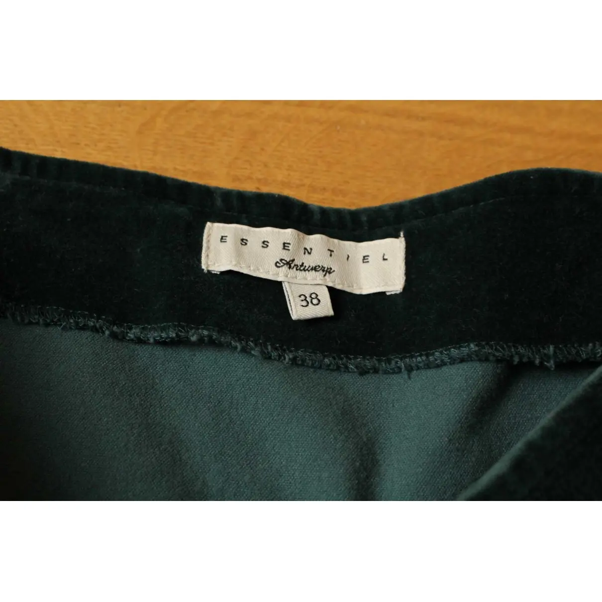 Buy Essentiel Antwerp Velvet mid-length skirt online