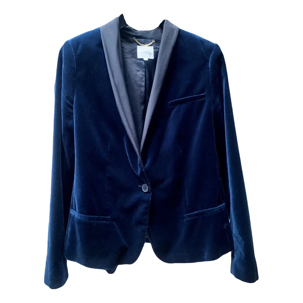 Velvet suit jacket
