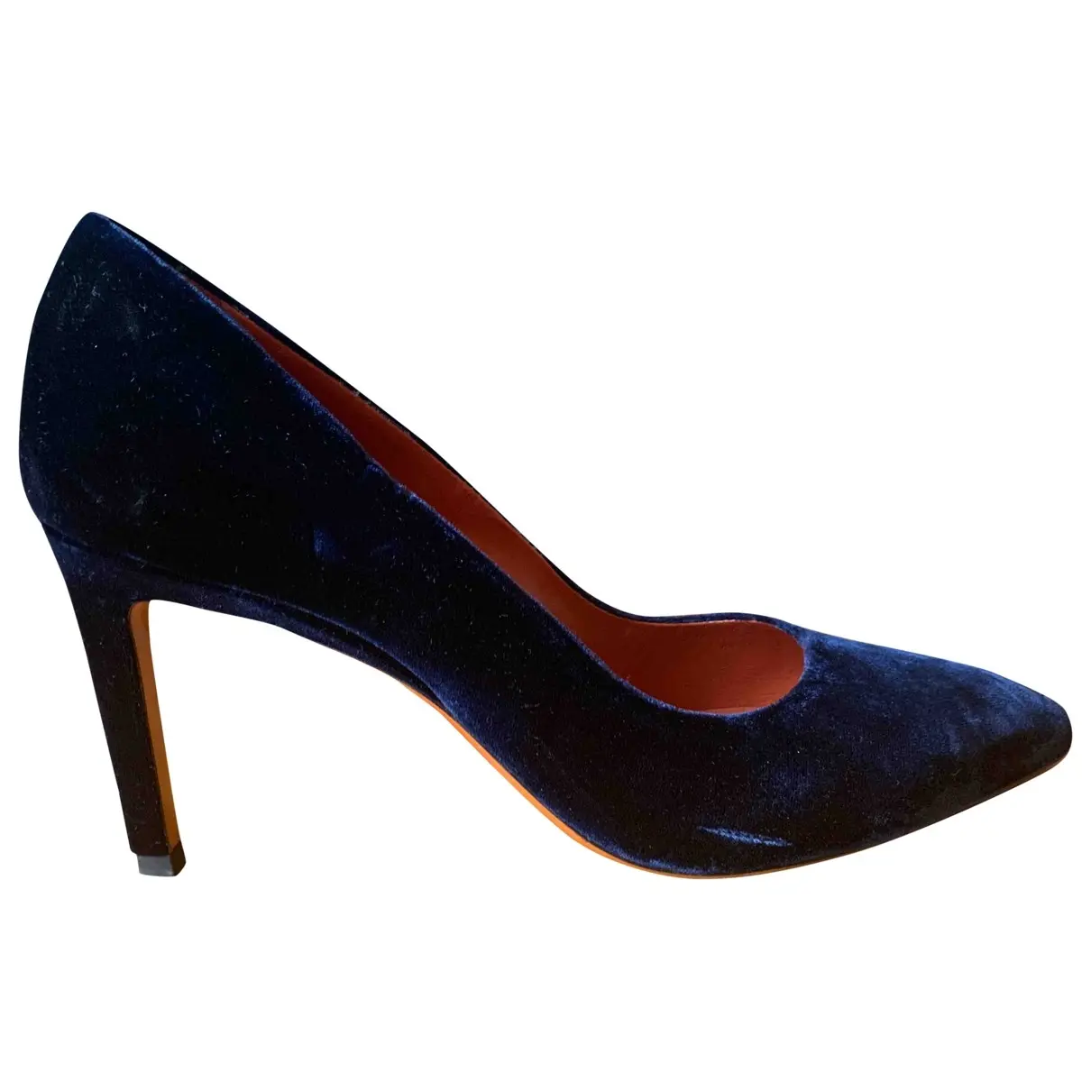 Velvet heels Santoni
