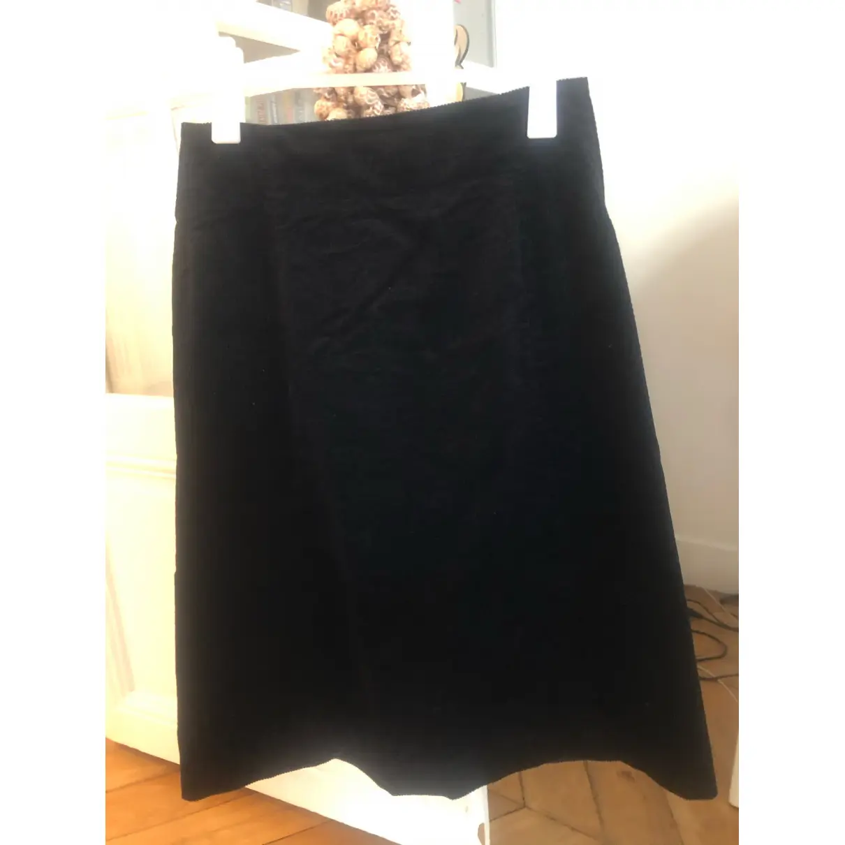 Buy Vanessa Bruno Velvet mid-length skirt online