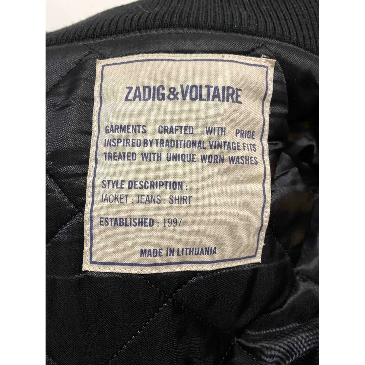 Luxury Zadig & Voltaire Jackets  Men