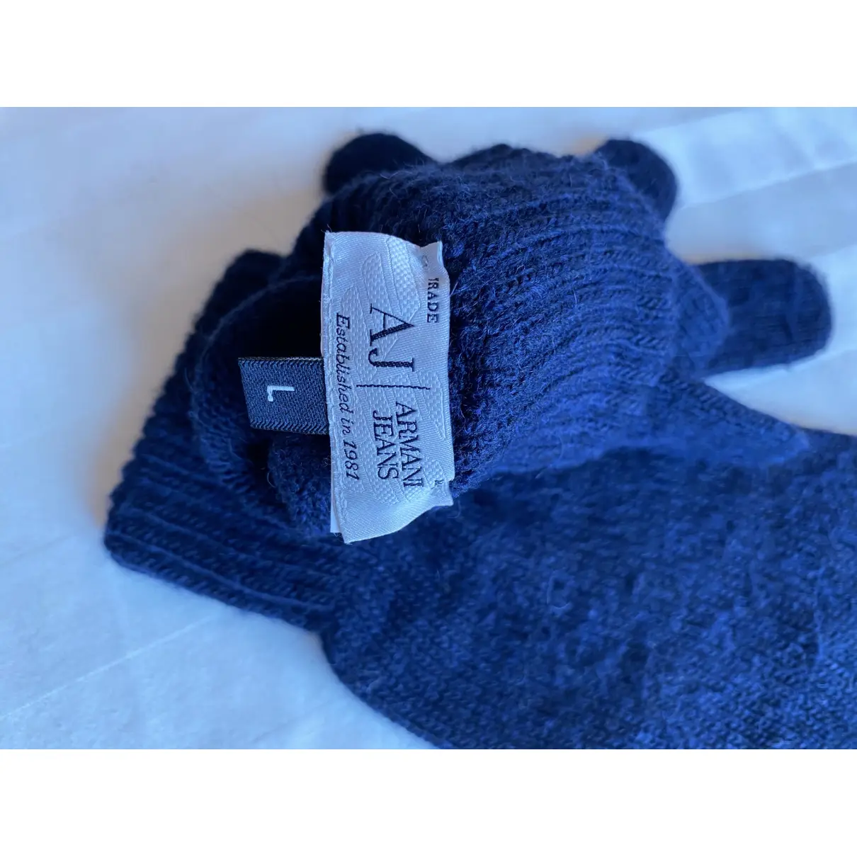 Luxury Armani Jeans Gloves Men