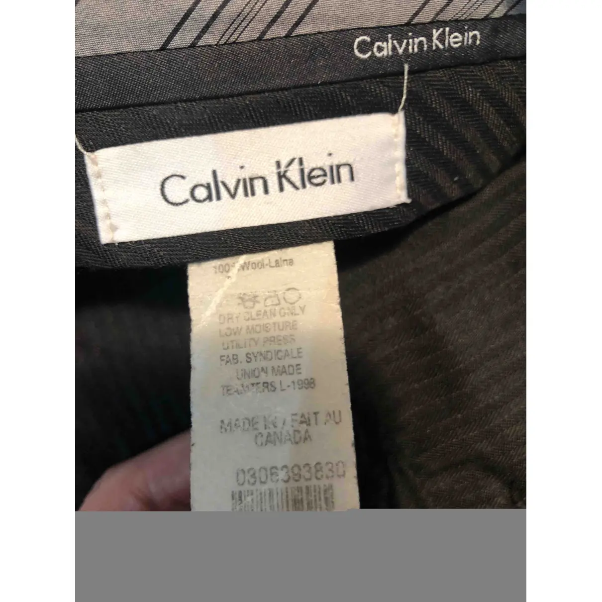 Wool suit Calvin Klein - Vintage
