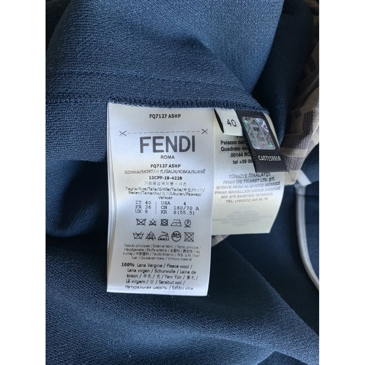 Wool skirt Fendi
