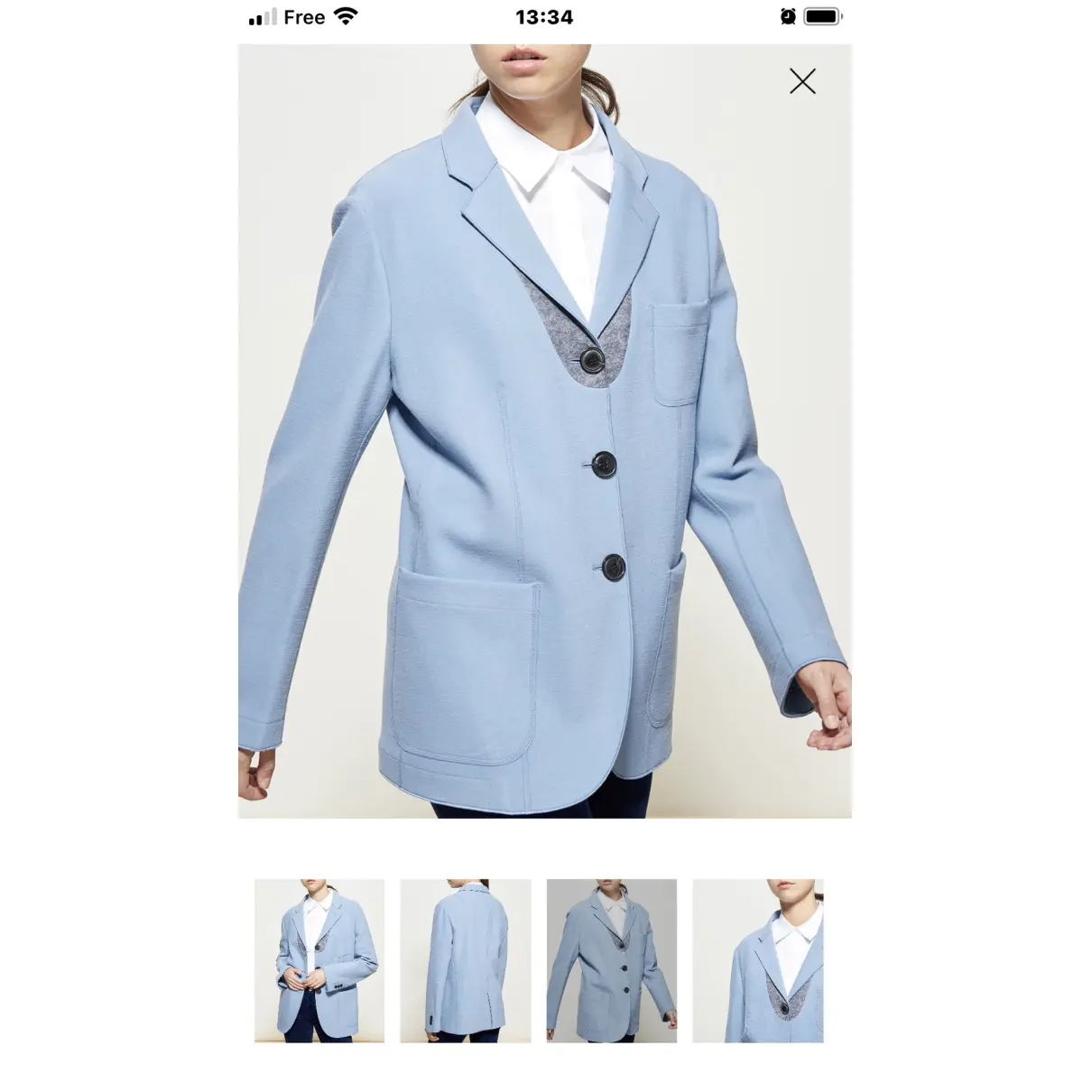 Wool suit jacket Giorgio Armani