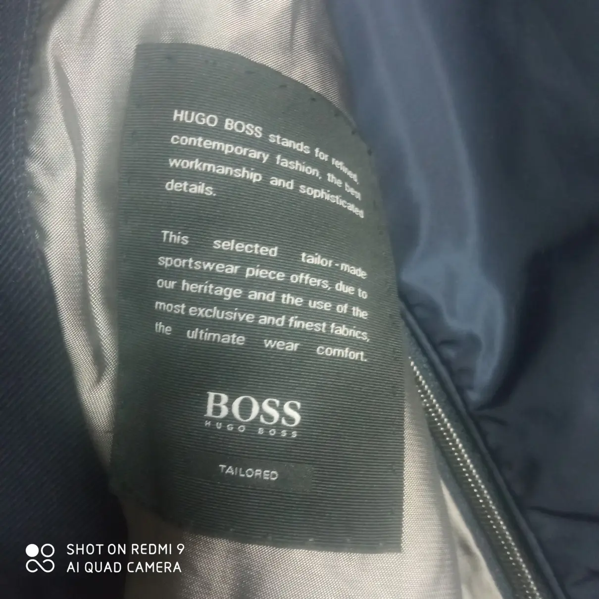 Wool peacoat Hugo Boss