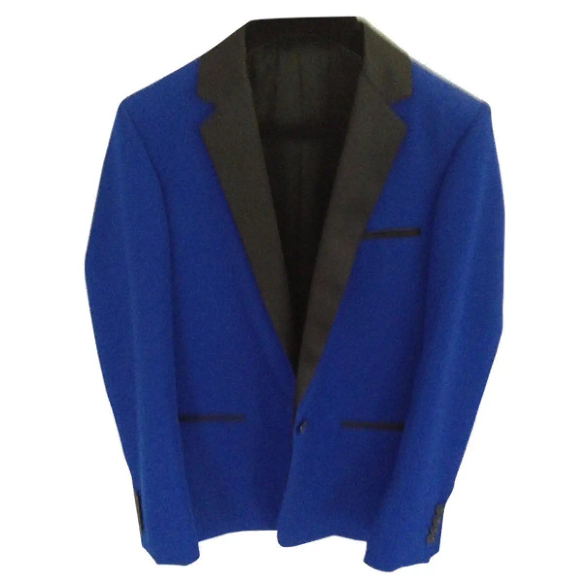Blue Wool Jacket Celine