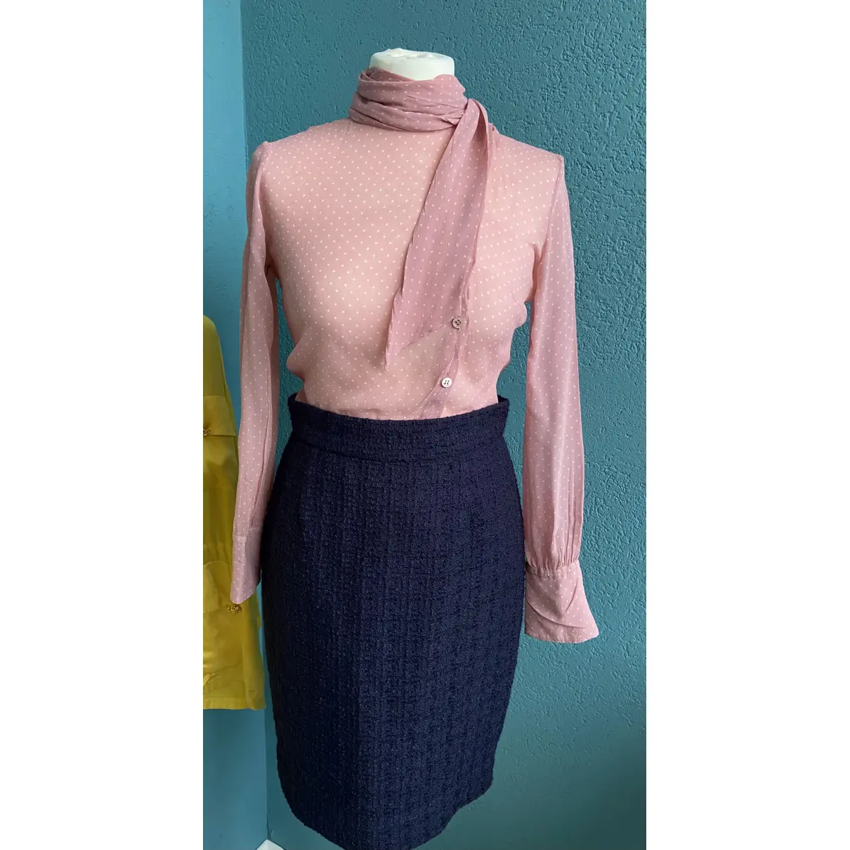 Wool skirt suit Moschino Cheap And Chic - Vintage