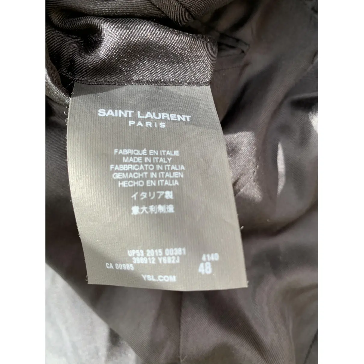 Wool suit Saint Laurent