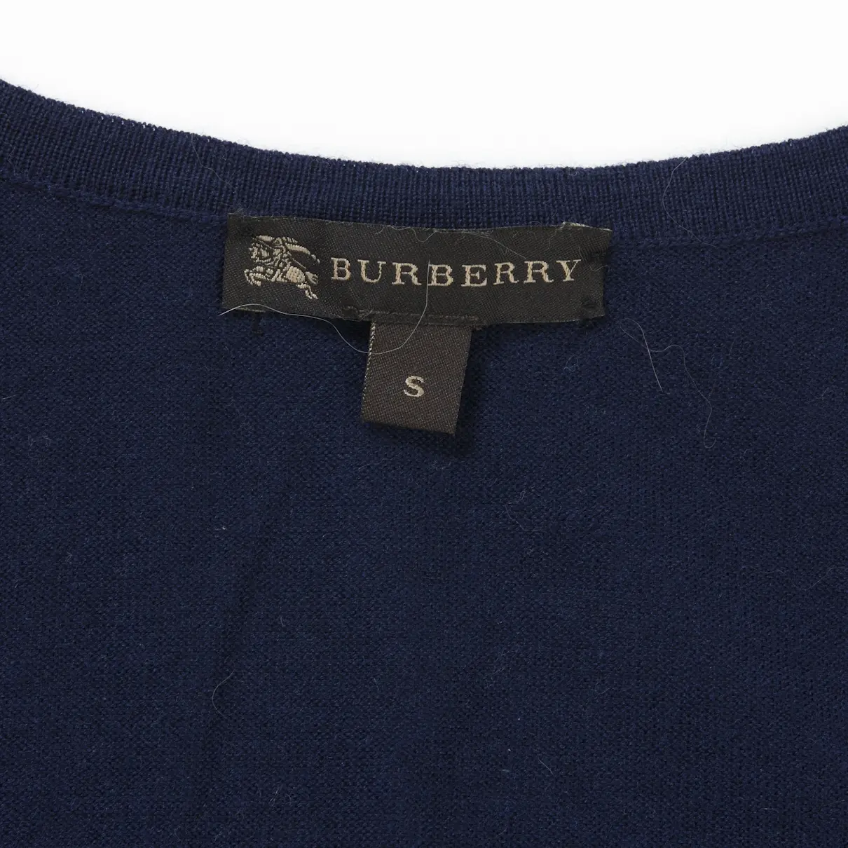 Buy Burberry Blue Wool Top online