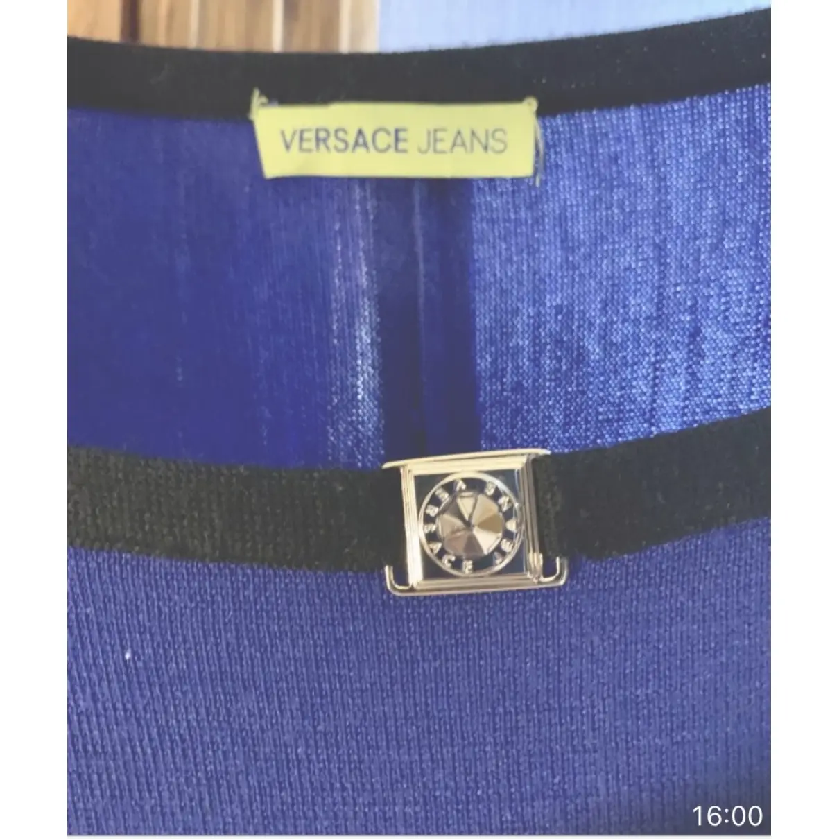 Buy Versace Jeans Couture Wool mini dress online