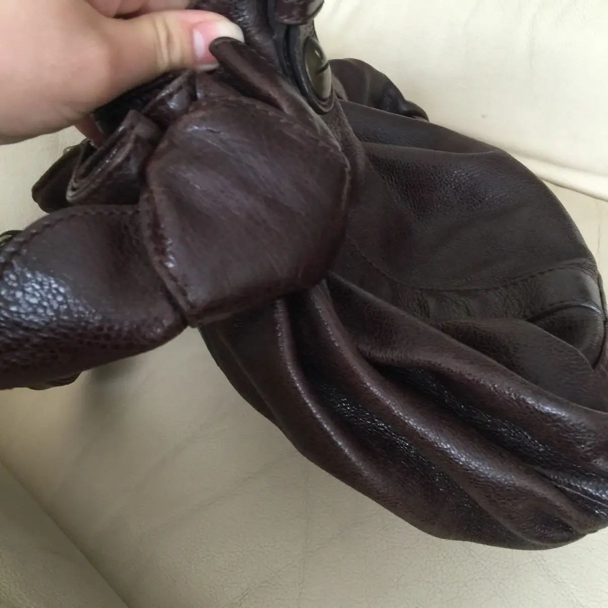 Gerard Darel 36 H leather handbag for sale