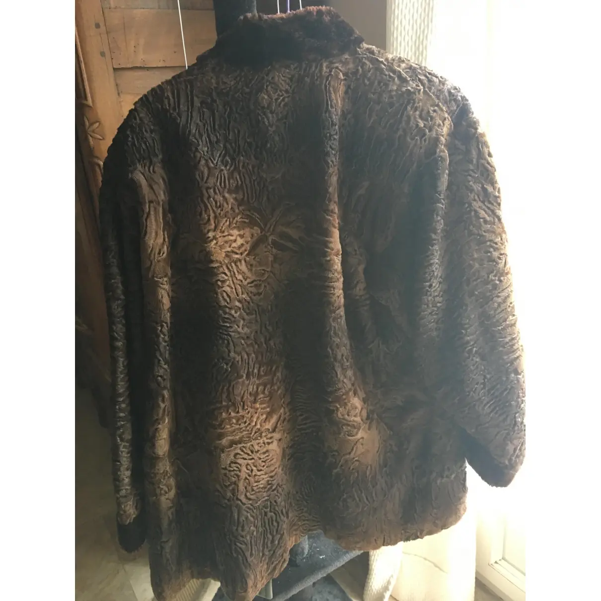 Yves Saint Laurent Astrakhan biker jacket for sale - Vintage