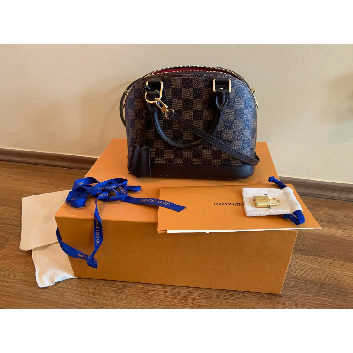 Buy Louis Vuitton Alma BB cloth handbag online