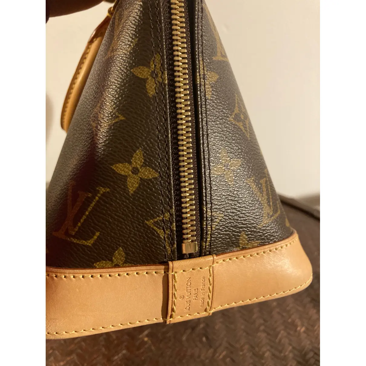 Buy Louis Vuitton Alma cloth handbag online - Vintage