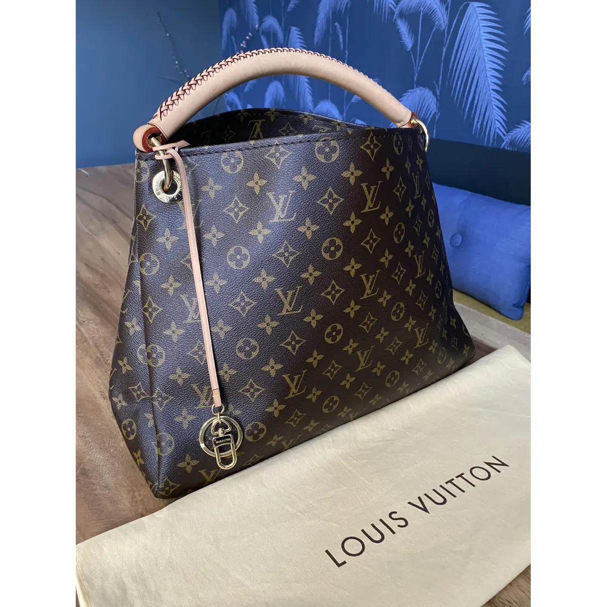 Artsy cloth handbag Louis Vuitton