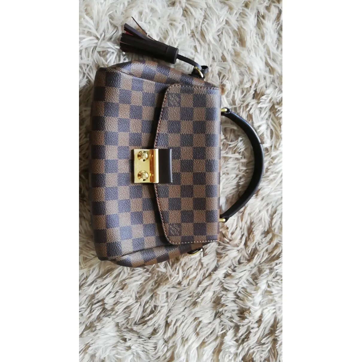 Bond Street cloth handbag Louis Vuitton