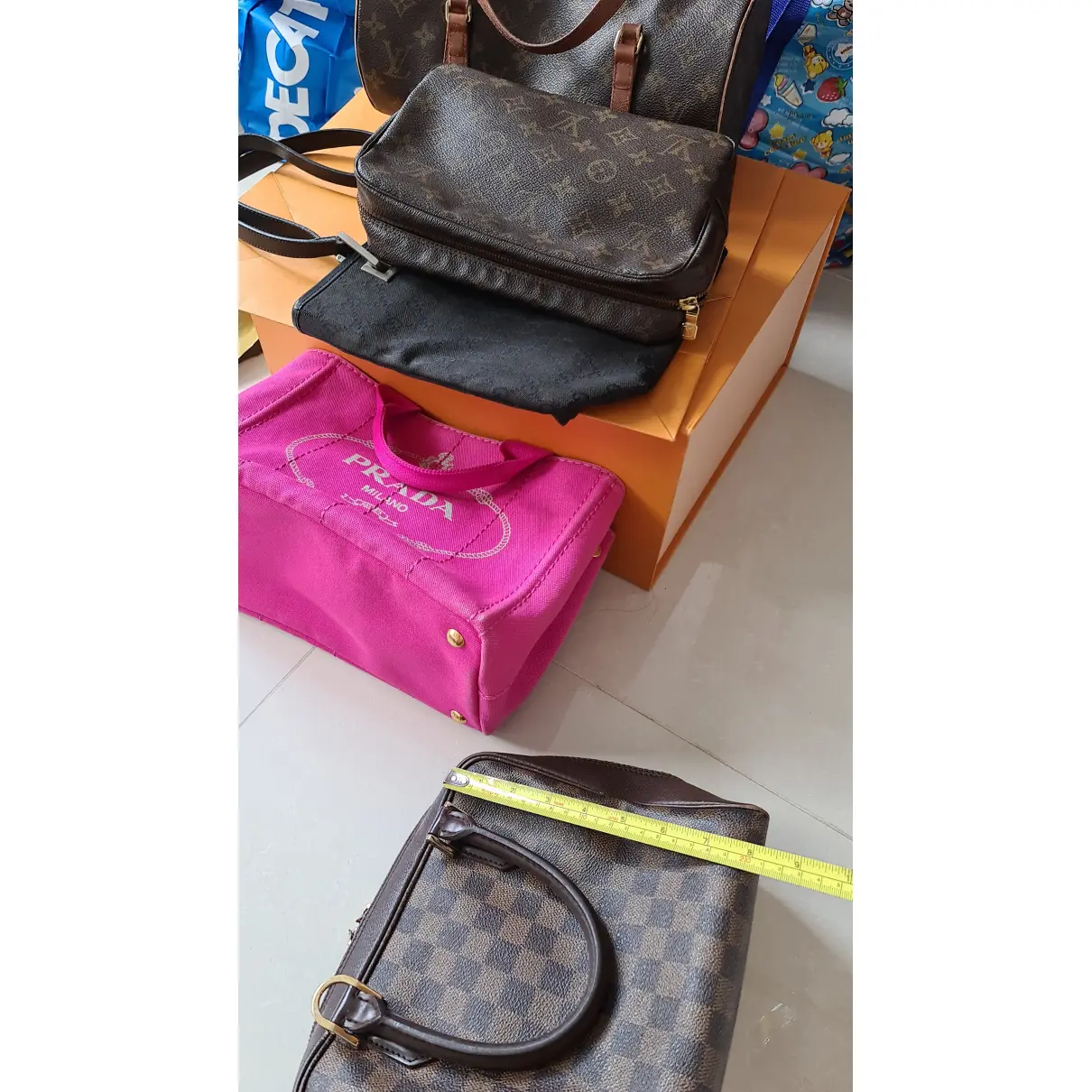 Brera cloth handbag Louis Vuitton