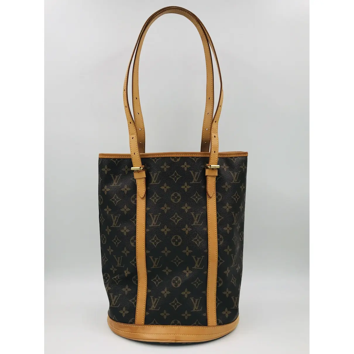 Louis Vuitton Bucket  cloth handbag for sale - Vintage