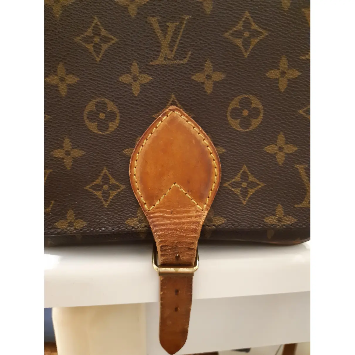 Cartouchière cloth crossbody bag Louis Vuitton - Vintage