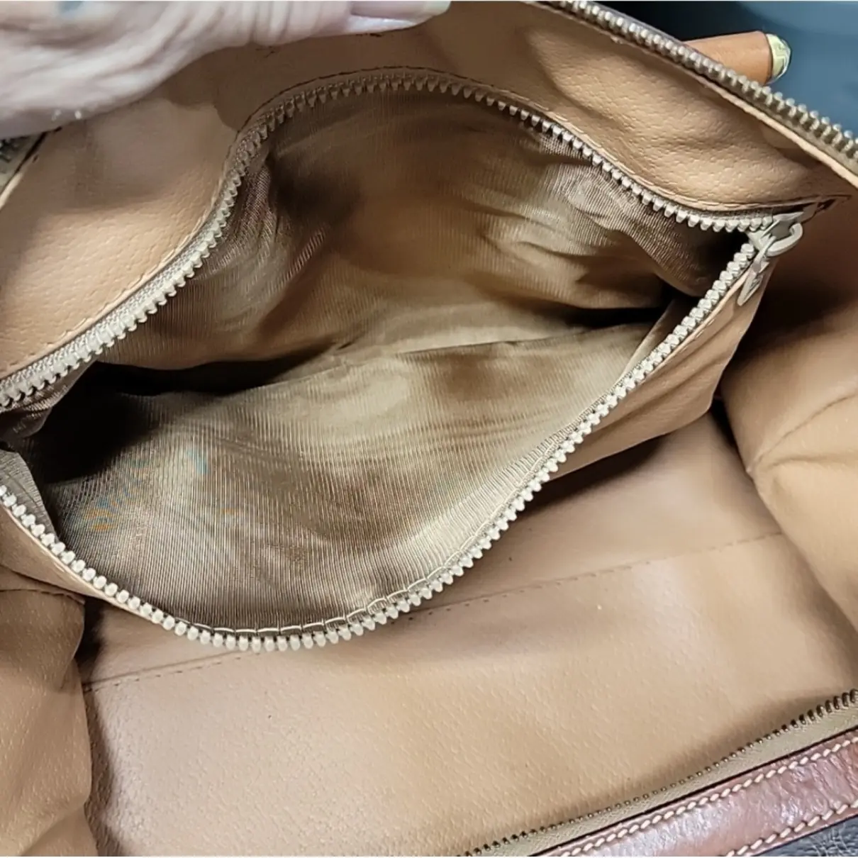 Cloth satchel Celine