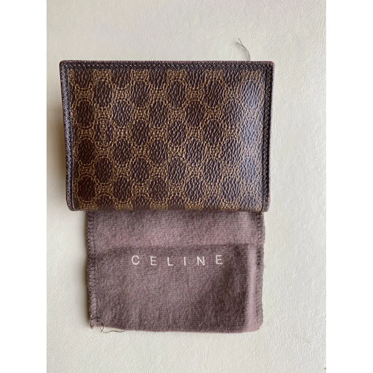 Cloth card wallet Celine