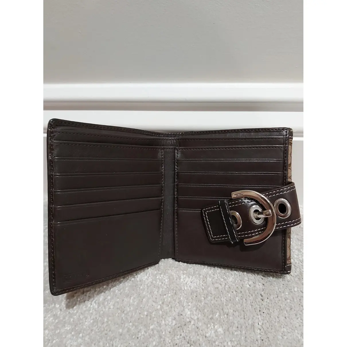 Cloth wallet Coach - Vintage