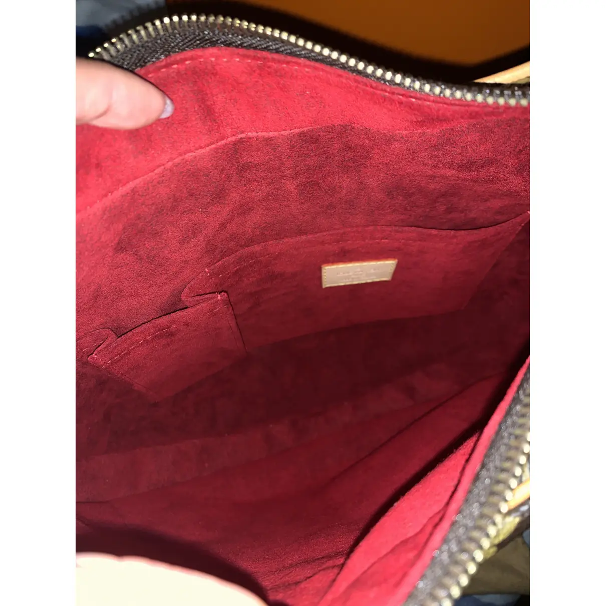 Croissant cloth handbag Louis Vuitton