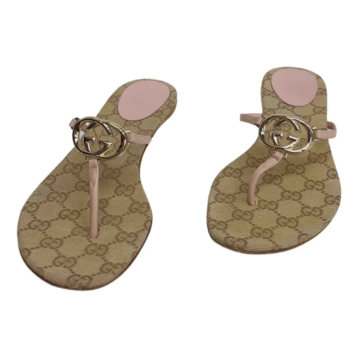 Double G cloth sandal Gucci