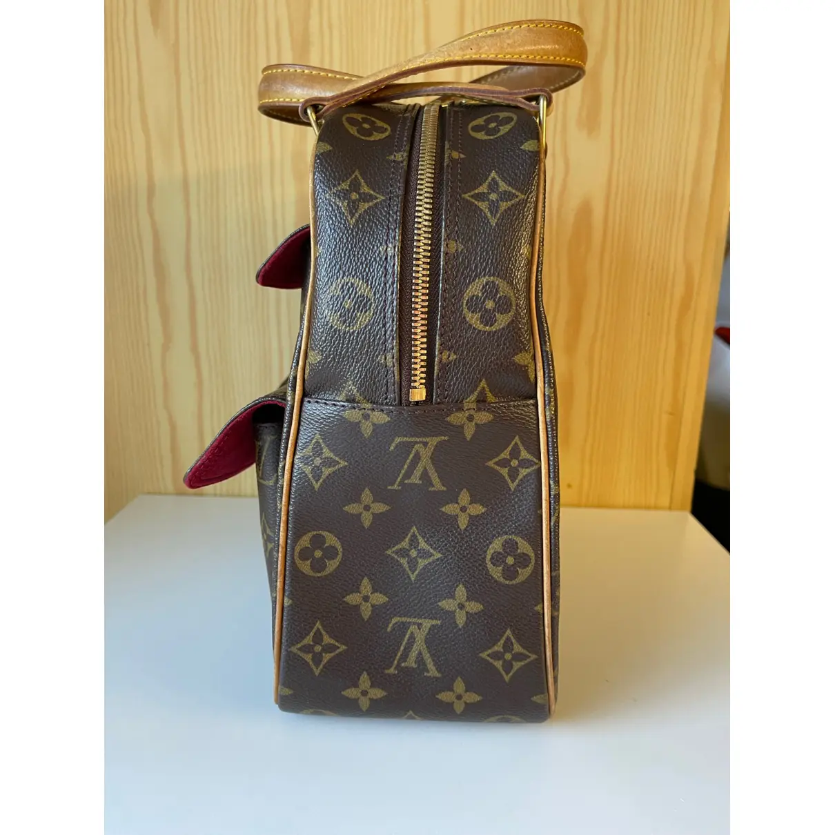 Excentri Cité cloth handbag Louis Vuitton - Vintage