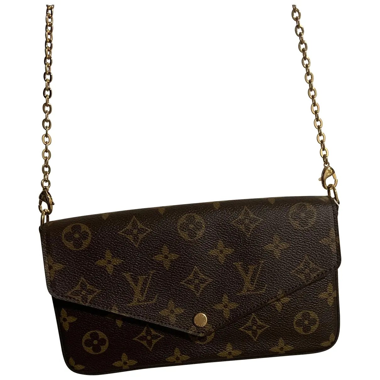 Félicie cloth clutch bag Louis Vuitton