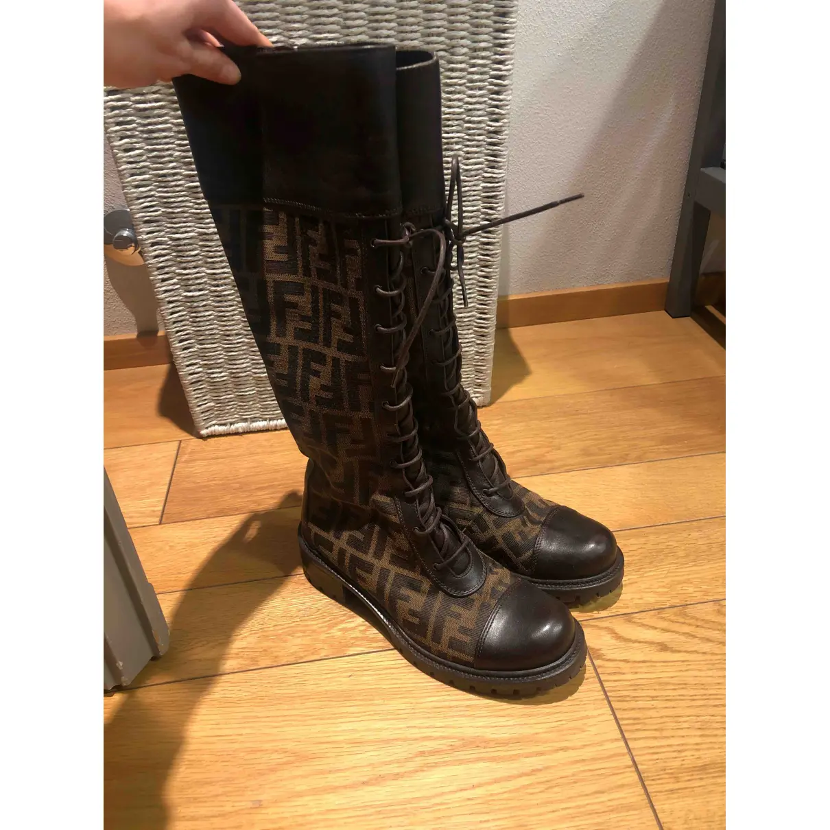 Buy Fendi Cloth wellington boots online