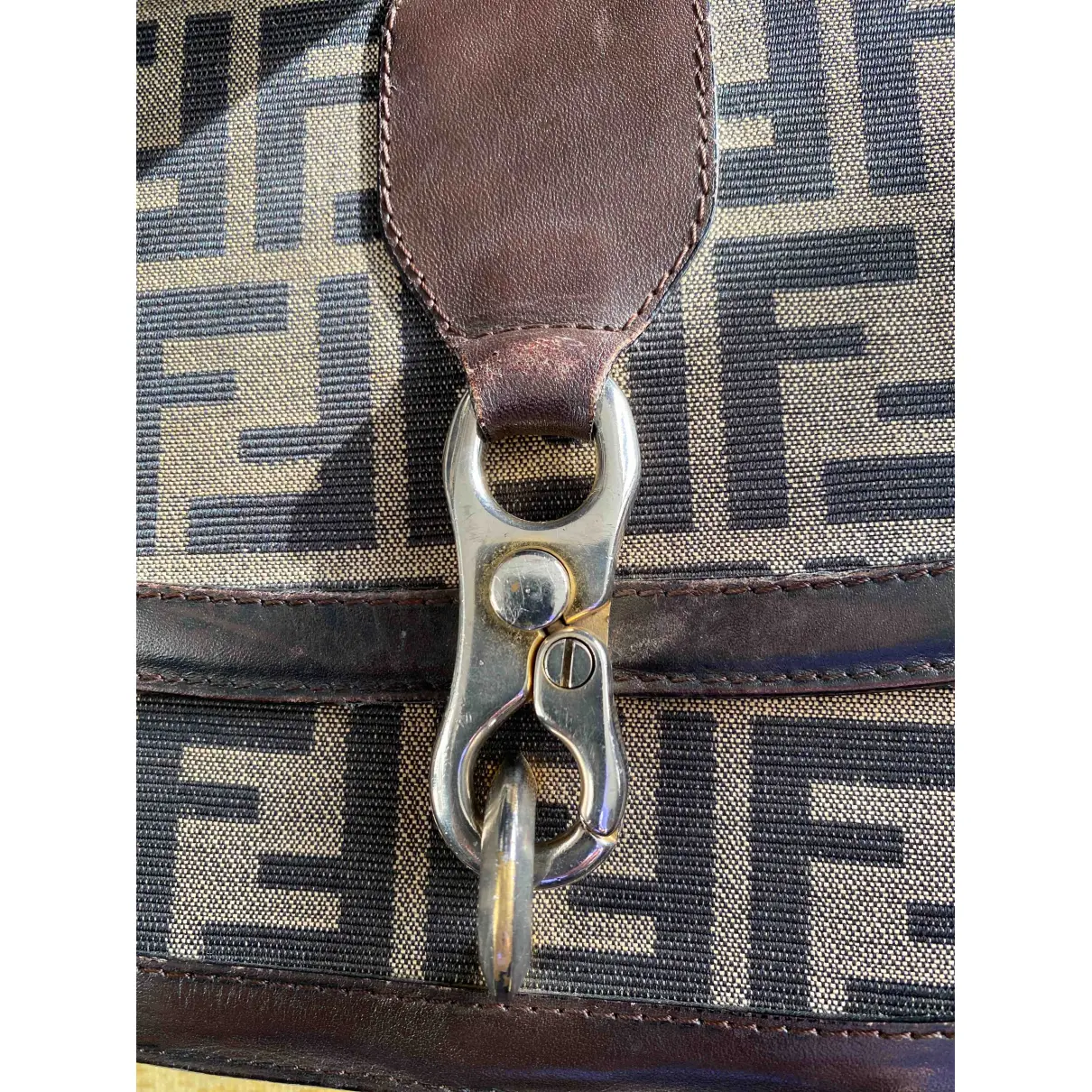 FF cloth handbag Fendi - Vintage
