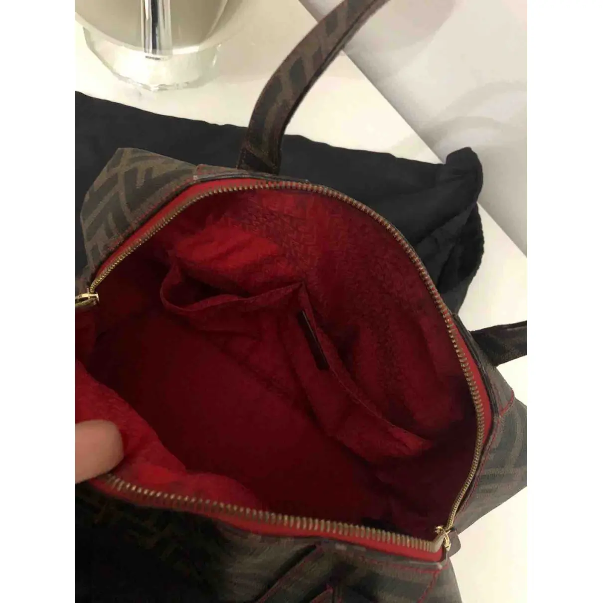 FF cloth handbag Fendi