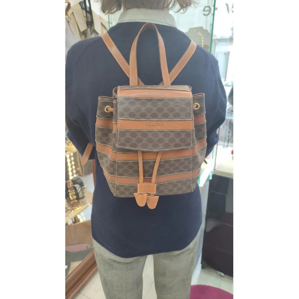 Folco cloth backpack Celine