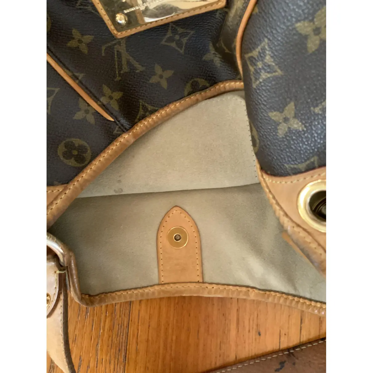 Galliera cloth handbag Louis Vuitton - Vintage