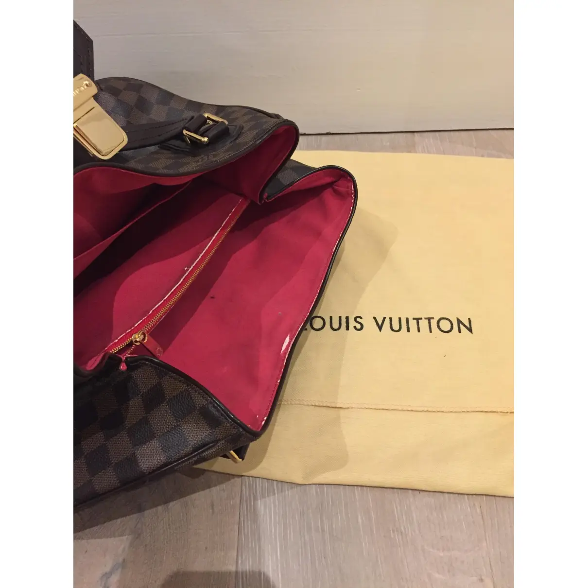 Griet Damier cloth handbag Louis Vuitton