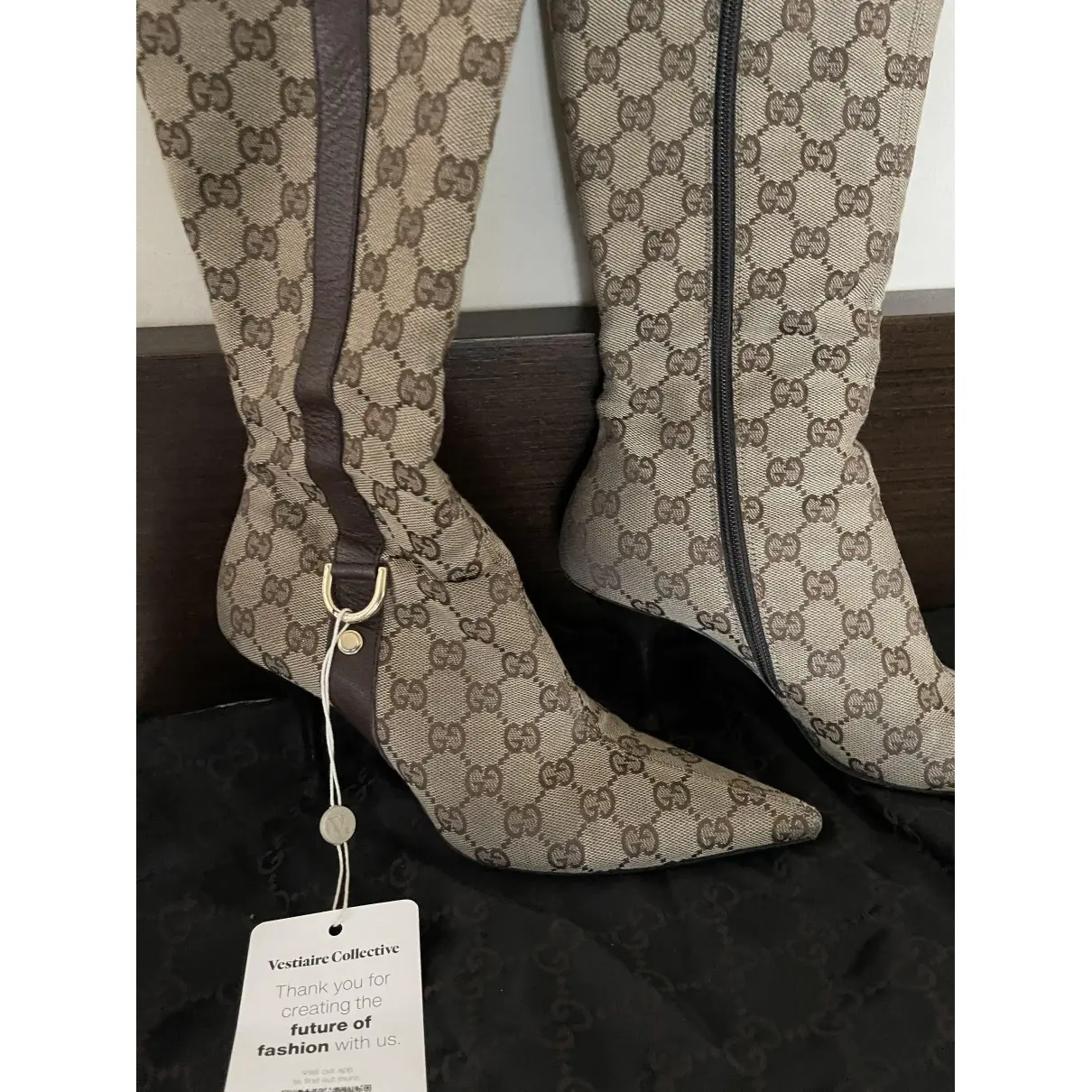 Buy Gucci Cloth riding boots online
